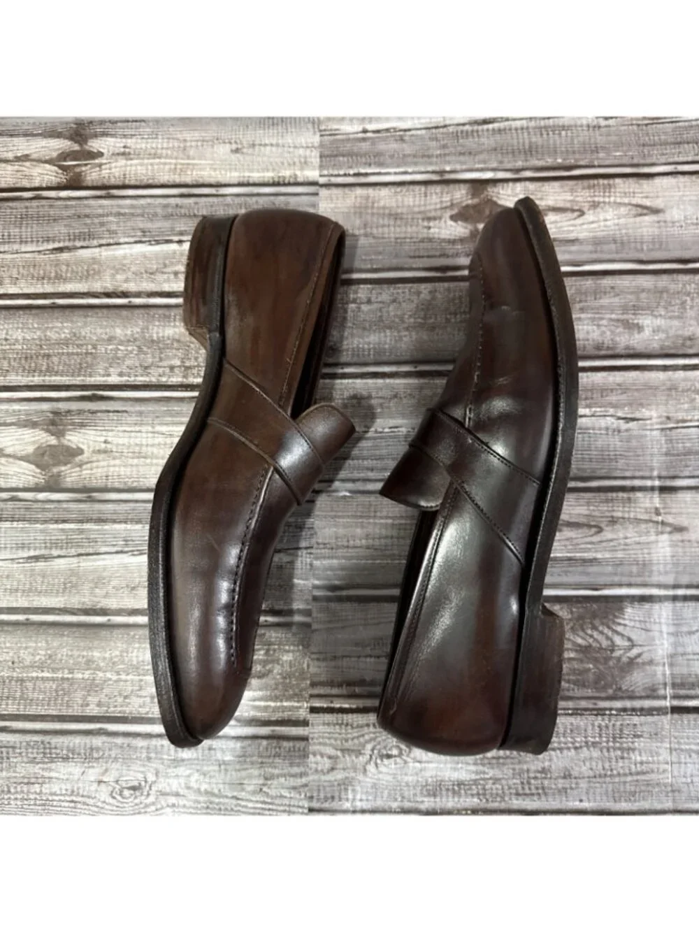 Kilgour Savile Row Leather Loafers Shoes Sz 9 UK 10 US Made England Color Brown